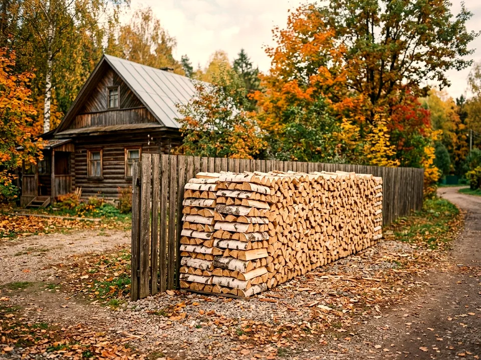 Берёза камерной сушки, Тучково, улица Дровяная, 35